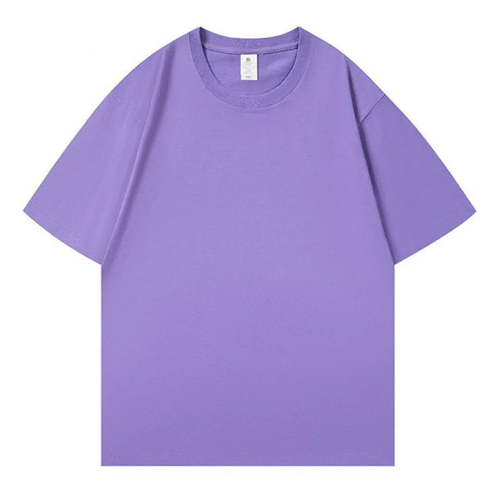 Cotton T-shirt Quick Dry Jersey Cotton Pattern Short Sleeve Personalized Custom Loose Lightweight T-shirt Unisex