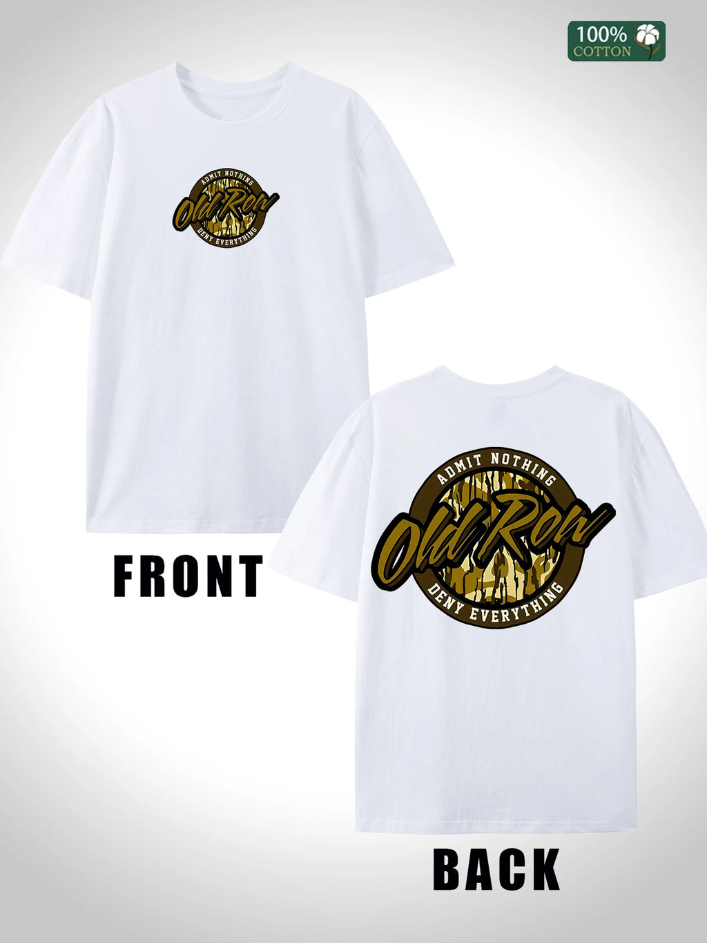 Street Style Mens Cotton Tshirt 100 Cotton Loose Fit 2025 Collection USA Warehouse