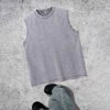 2025 New 240g Washed Distressed Waistcoat Vest for Men Breathable Casual Sleeveless European and American Trendy Brand