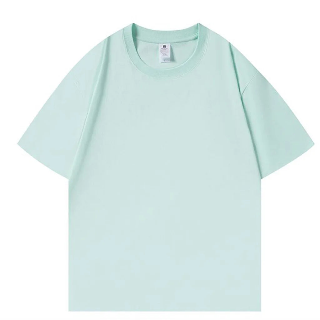 Cotton T-shirt Quick Dry Jersey Cotton Pattern Short Sleeve Personalized Custom Loose Lightweight T-shirt Unisex