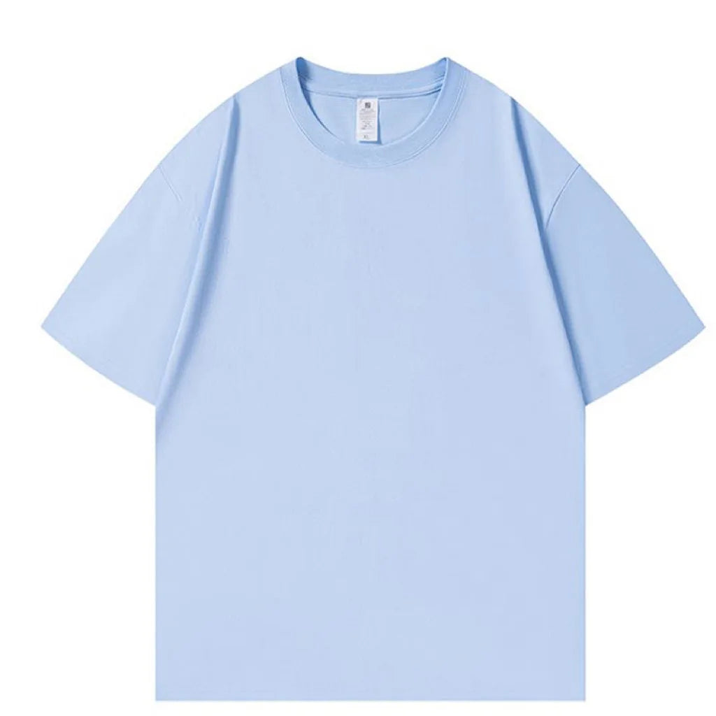 Cotton T-shirt Quick Dry Jersey Cotton Pattern Short Sleeve Personalized Custom Loose Lightweight T-shirt Unisex