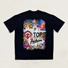 Fashion Streetwear Custom DTG Print 100% Cotton Men's T Shirt Custom LOGO Design Heavy Weight Oversized Tee Shirt for Men