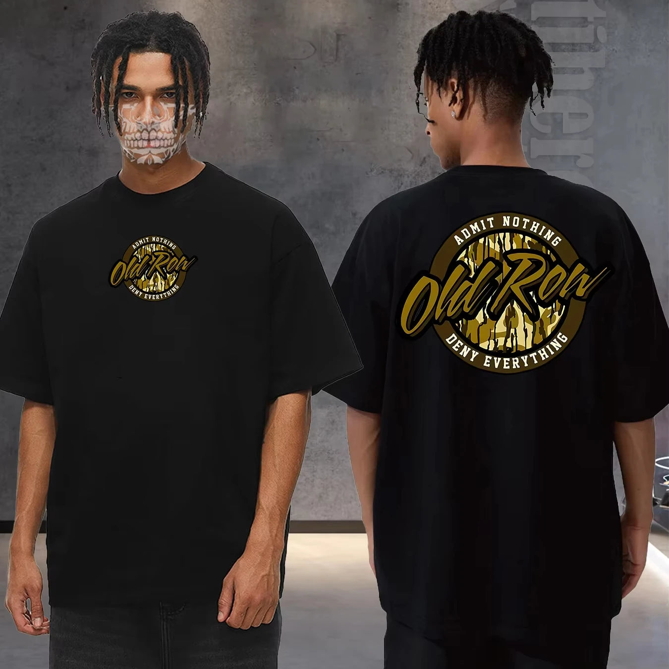 Street Style Mens Cotton Tshirt 100 Cotton Loose Fit 2025 Collection USA Warehouse