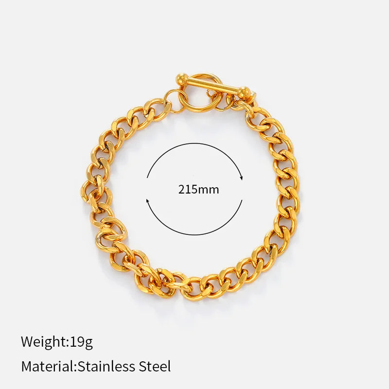 European American High-End Design Double-Layer Stainless Steel for Bracelet for Women Fashion Beaded Four-leaf Clover Steel