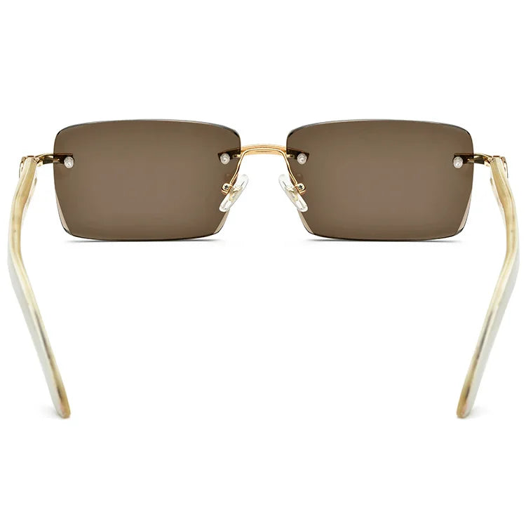 custom sunglasses logo crystal lens sunglasses Buffalo Horn sunglasses