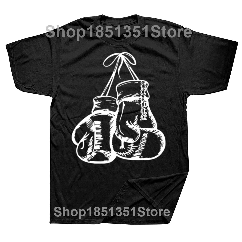 Funny I Love Boxing T Shirts Graphic Cotton Streetwear Short Sleeve Birthday Gifts Summer Style T-shirt Mens Clothing