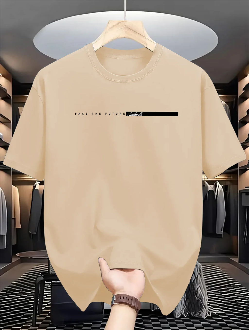 Large Print Simple 100%cotton Trend Men Woment T-shirt Summer Autumn Daily Outdoor Sports Party Casual Loose Street Short Sleeve