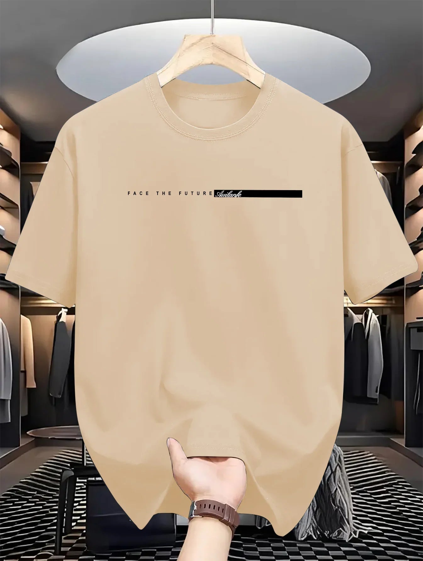 Large Print Simple 100%cotton Trend Men Woment T-shirt Summer Autumn Daily Outdoor Sports Party Casual Loose Street Short Sleeve