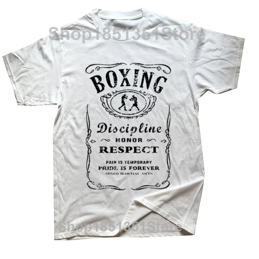 Funny I Love Boxing T Shirts Graphic Cotton Streetwear Short Sleeve Birthday Gifts Summer Style T-shirt Mens Clothing