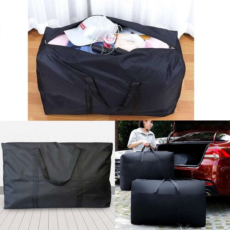 Extra Large Waterproof Moving house Bags Thickened Oxford cloth Foldable Large Capacity Quilt organizer Luggage travel bag