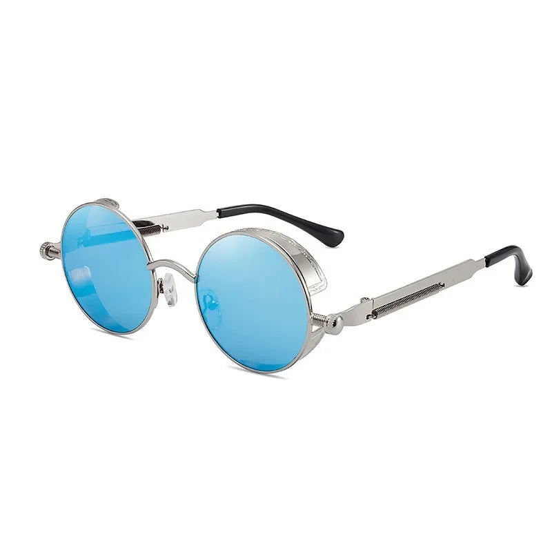Classic Steampunk Sunglasses Men Women Retro Gothic Round Male's Sun Glasses Fashion Punk Party Driving Shades Lunette De Soleil