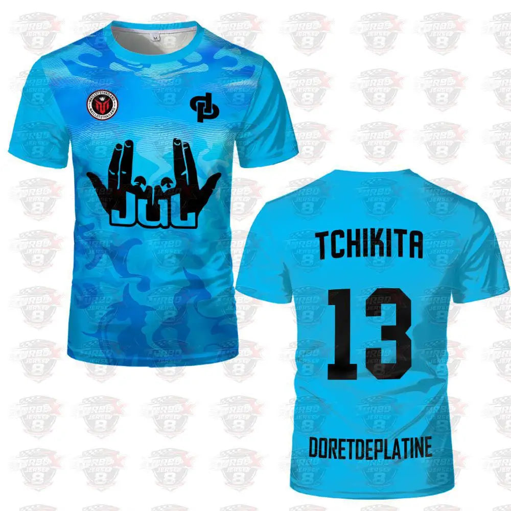 2026 Jul Maillot Toto Et Ninetta Jerseys Men's Trendy Rap Culture Printed T-shirts Breathable Football Training Uniforms