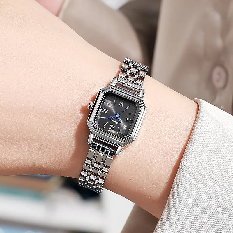 Fashion Small Dial Women Watch Stainless Steel Strap Ladies Quartz Watch Simple Gift Student Clock Wholesale Relojes Para Mujer