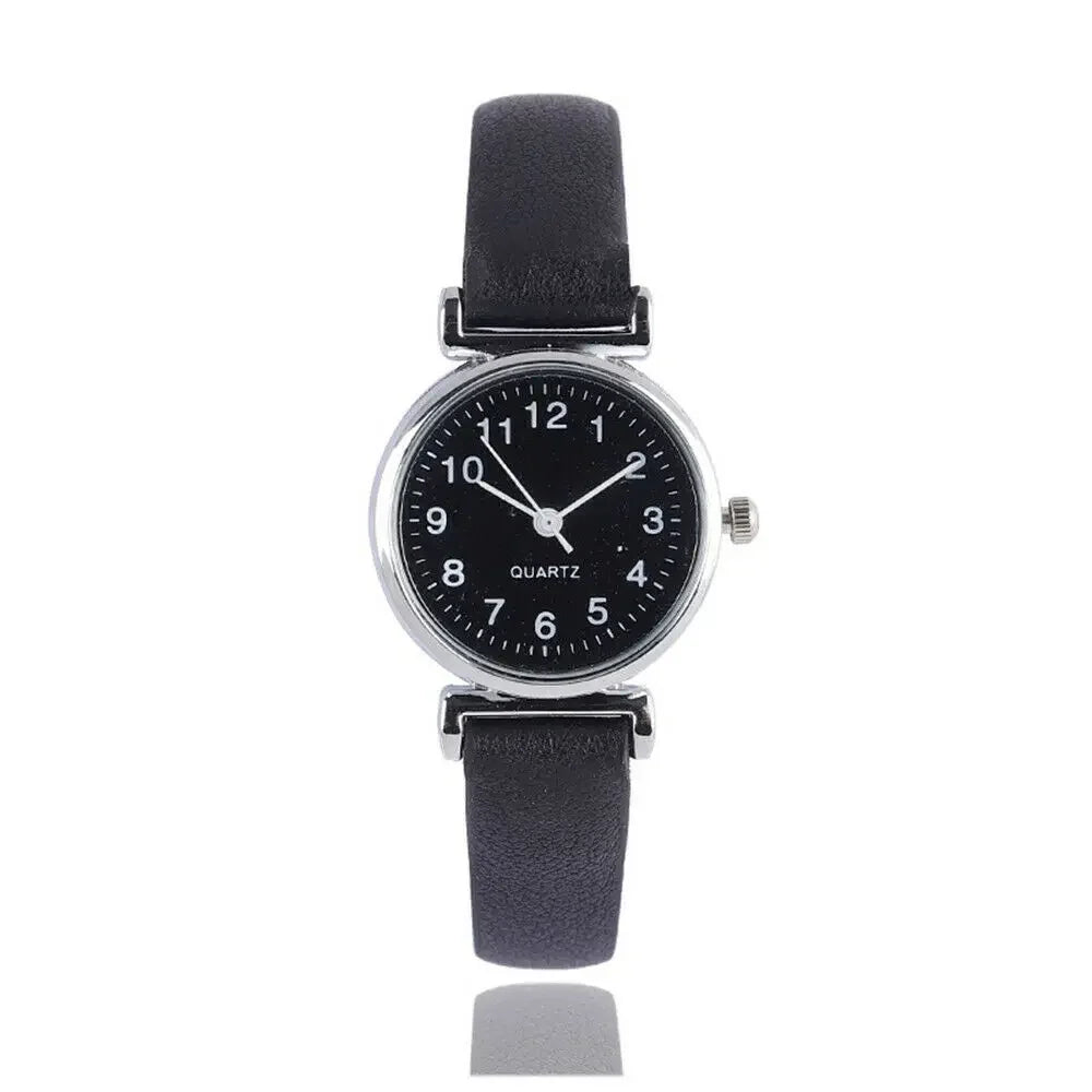 Women Watches Vintage Small Dial Watch Sweet Leather Strap Casual Ladies Quartz Clock Wrist Watches