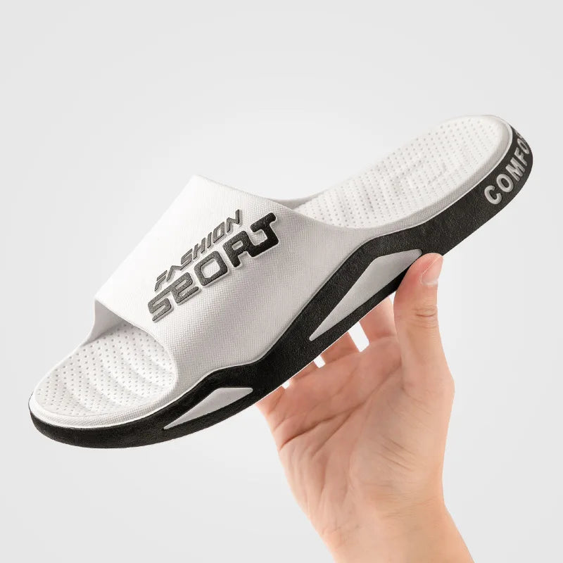 Big Size 50 51 Men's New Summer Slippers Fashion Home Bathroom Sandals Anti Slip Beach Outdoor Plus Size Soft Sole Flip Flops