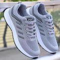 2025 Summer Unisex Mesh Casual Sneakers Outdoor Breathable Light Lace Up Casual Shoes for Men Flat Walking Training Sports Shoes