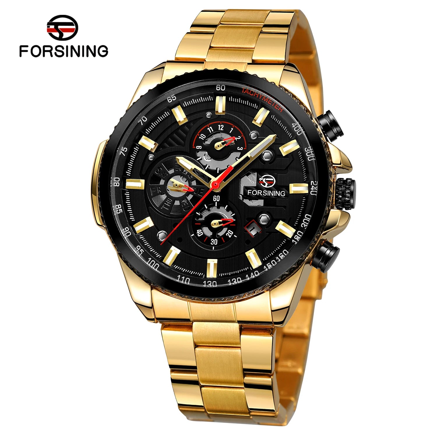 2026 Sport Waterproof Big Dial Mechanical Watches Luxury Stainless Steel Watch For Men Multifunctional Automatic Date Wristwatch