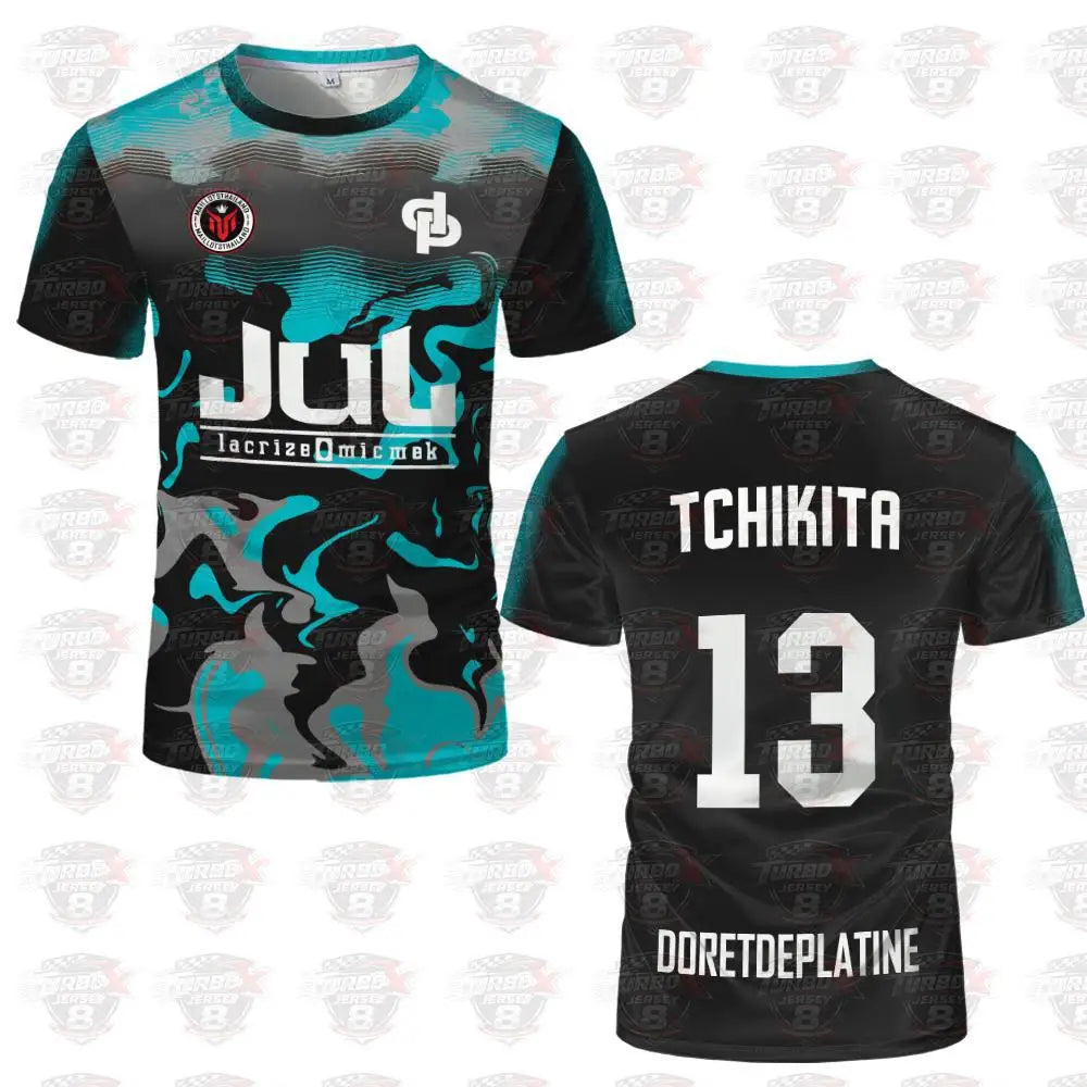 2026 Jul Maillot Toto Et Ninetta Jerseys Men's Trendy Rap Culture Printed T-shirts Breathable Football Training Uniforms