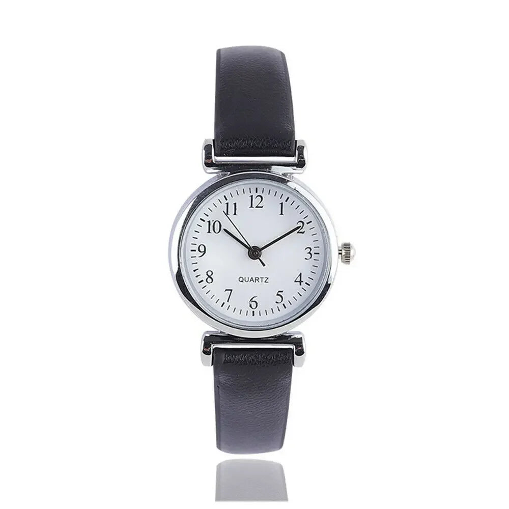 Women Watches Vintage Small Dial Watch Sweet Leather Strap Casual Ladies Quartz Clock Wrist Watches