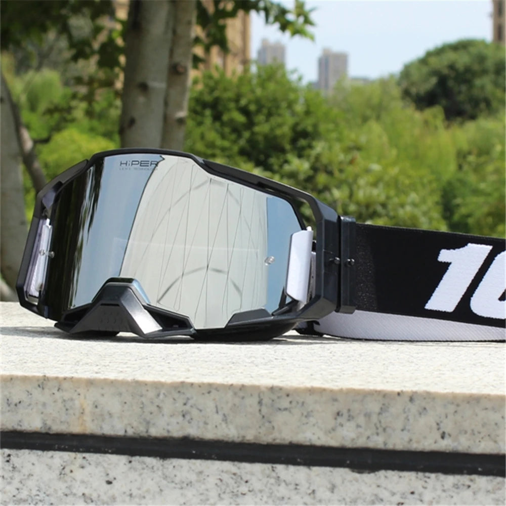 Motorcycle Goggles for Men, Dirt Bike Accessories, Riding UV400 Glasses, Cycling for Motocycles, Mountain BikesBicycles, MX AT