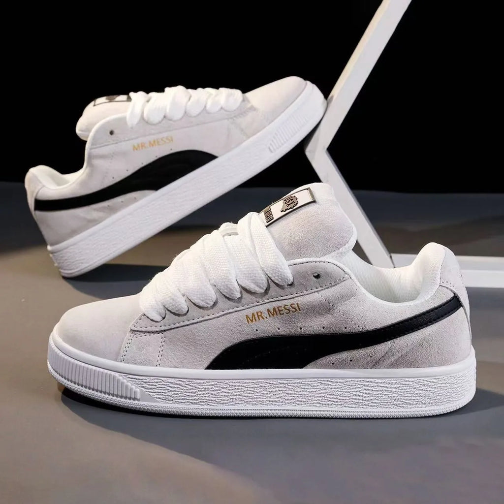 2025 New Women's Sneakers Fashion Versatile Breathable Casual Vulcanized Shoes Spring/Autumn Anti Slip Thick Soled Board Shoes