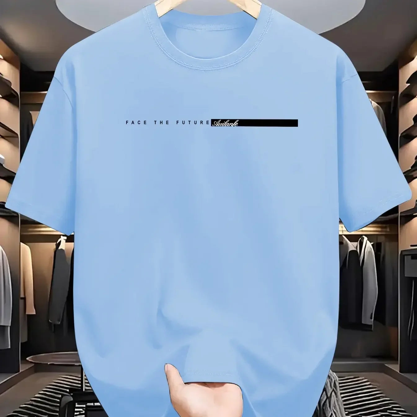 Large Print Simple 100%cotton Trend Men Woment T-shirt Summer Autumn Daily Outdoor Sports Party Casual Loose Street Short Sleeve