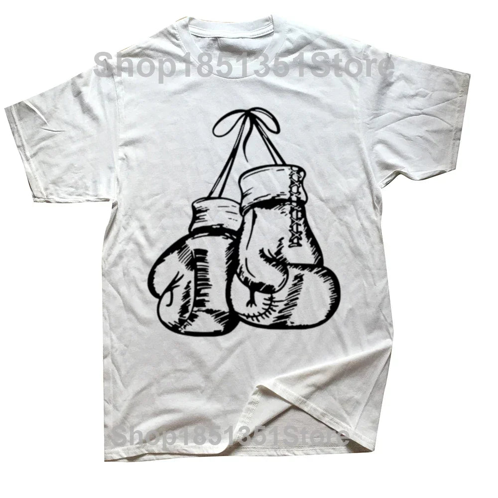 Funny I Love Boxing T Shirts Graphic Cotton Streetwear Short Sleeve Birthday Gifts Summer Style T-shirt Mens Clothing