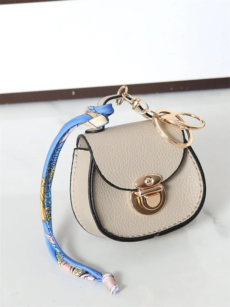 Internet celebrity new popular item versatile saddle small bag zero wallet pendant portable multifunctional bag pendant keychain