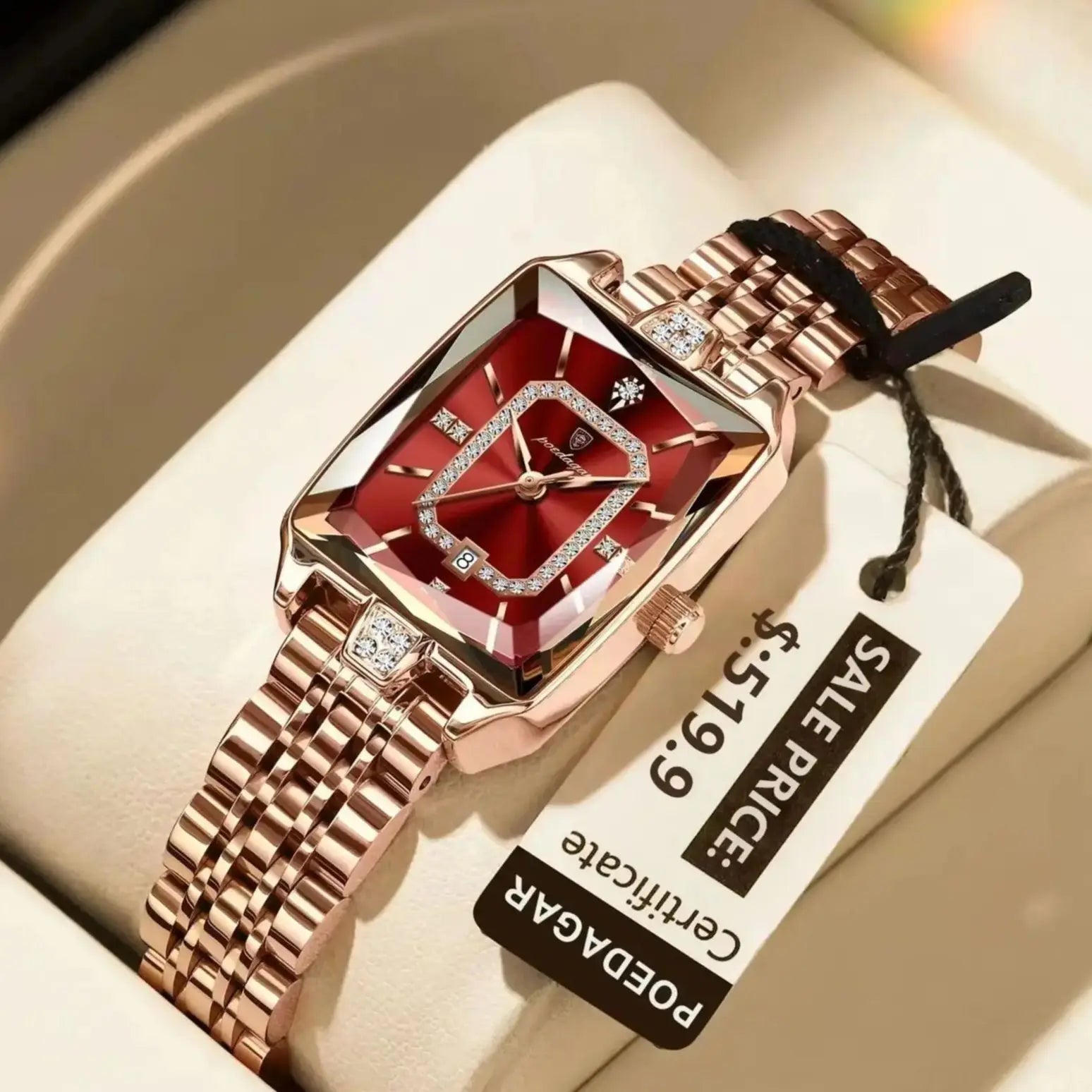 POEDAGAR High Quality Women Watch Waterproof Date Fashion Women's Watches Luxury Stainless Steel Quartz Ladies Wristwatch Reloj