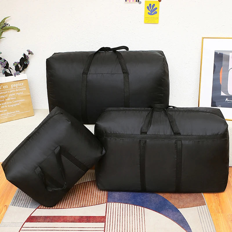 Extra Large Waterproof Moving house Bags Thickened Oxford cloth Foldable Large Capacity Quilt organizer Luggage travel bag