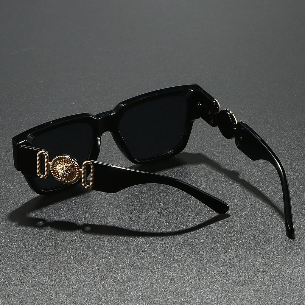 2025 Newest Luxury Sunglasses For Men And Women Square Lion Brand Designer Unisex Glasses Classic Style UV400