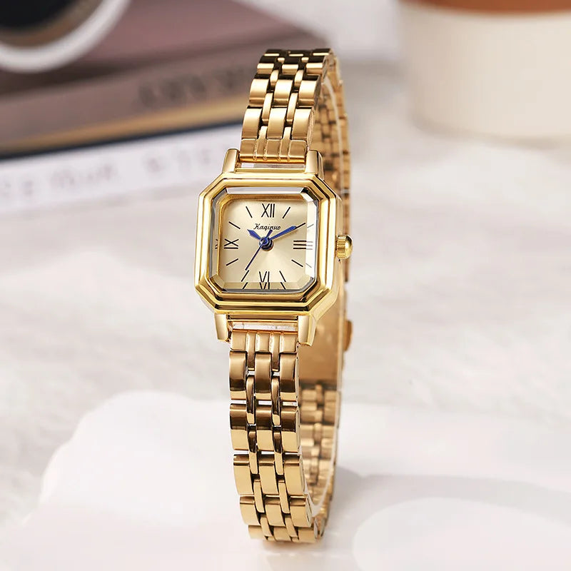 Fashion Small Dial Women Watch Stainless Steel Strap Ladies Quartz Watch Simple Gift Student Clock Wholesale Relojes Para Mujer