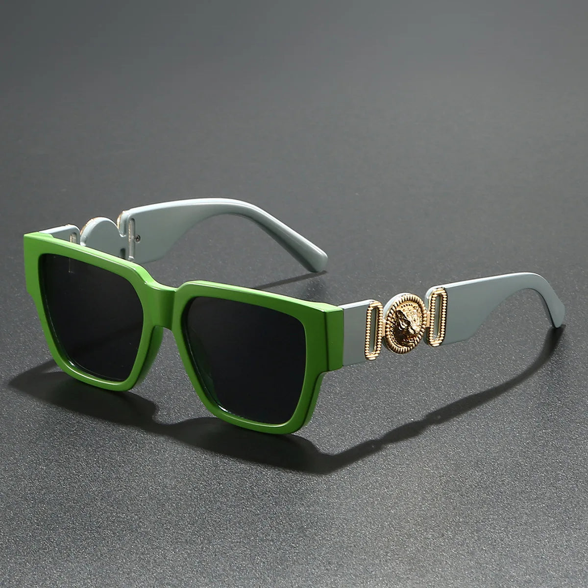 2025 Newest Luxury Sunglasses For Men And Women Square Lion Brand Designer Unisex Glasses Classic Style UV400