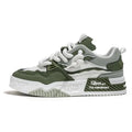 Men's Trendy Skate Shoes, Comfy Non Slip Casual Lace Up Sneakers For Men's Outdoor Activities
