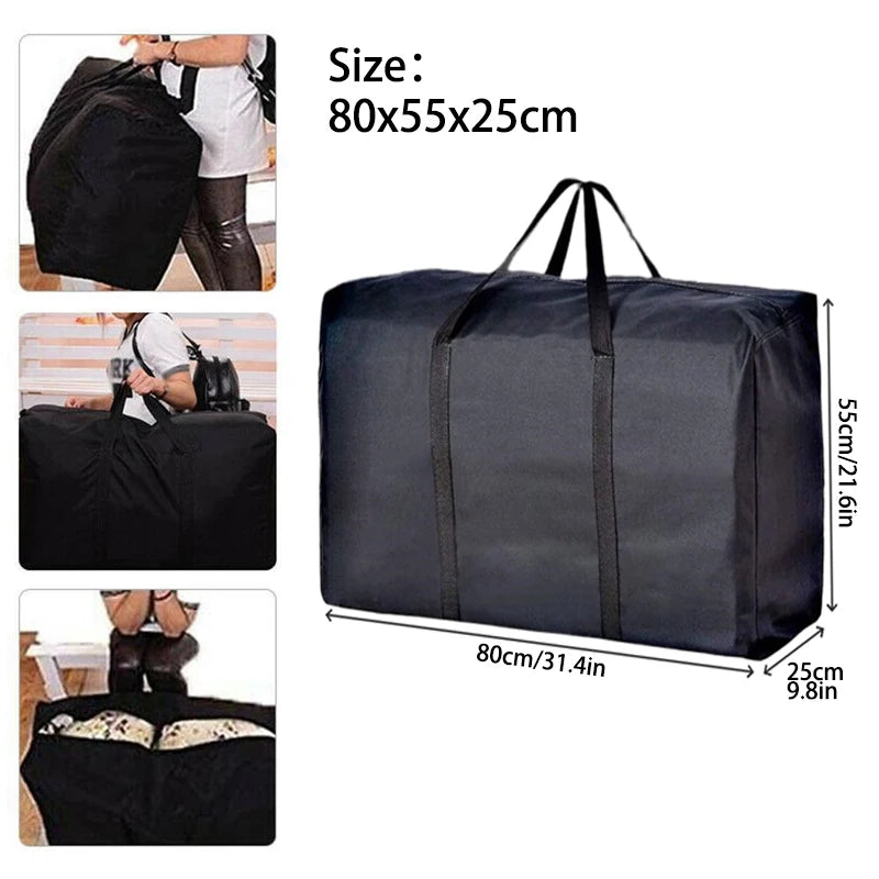 Extra Large Waterproof Moving house Bags Thickened Oxford cloth Foldable Large Capacity Quilt organizer Luggage travel bag