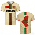 Morocco Football Jersey Maillot Football T Shirts New Design Trendy Short Sleeve Quick Drying Team Uniforms Moroccan Flag Tees