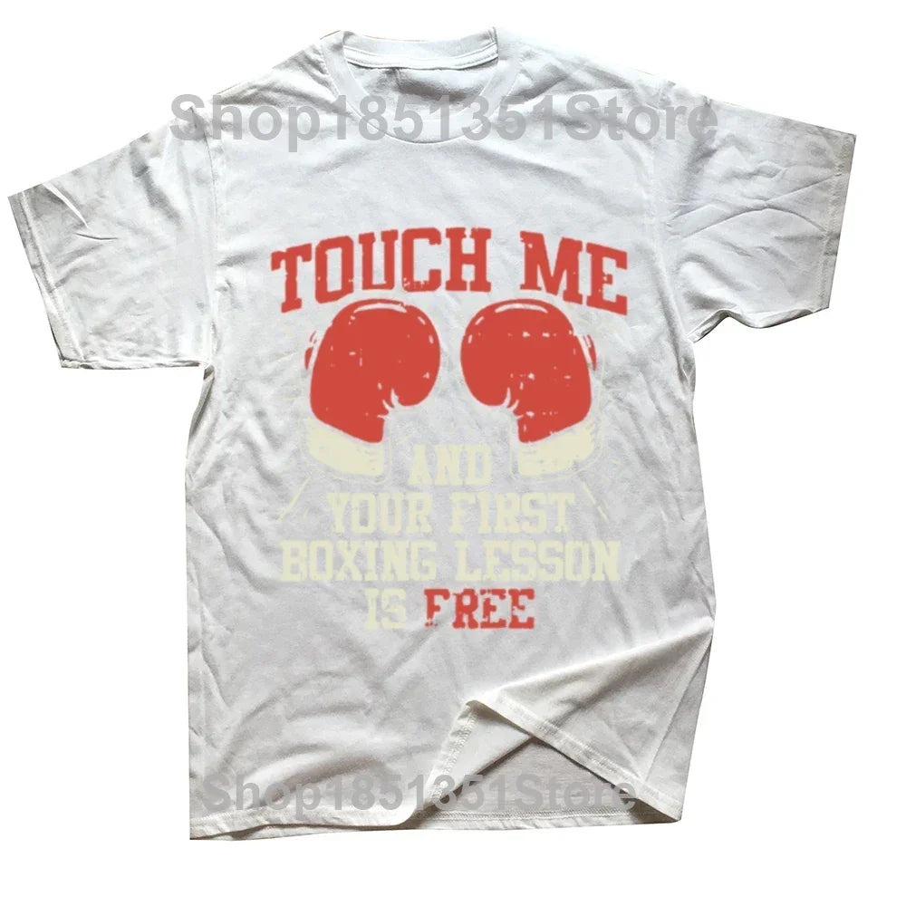 Funny I Love Boxing T Shirts Graphic Cotton Streetwear Short Sleeve Birthday Gifts Summer Style T-shirt Mens Clothing