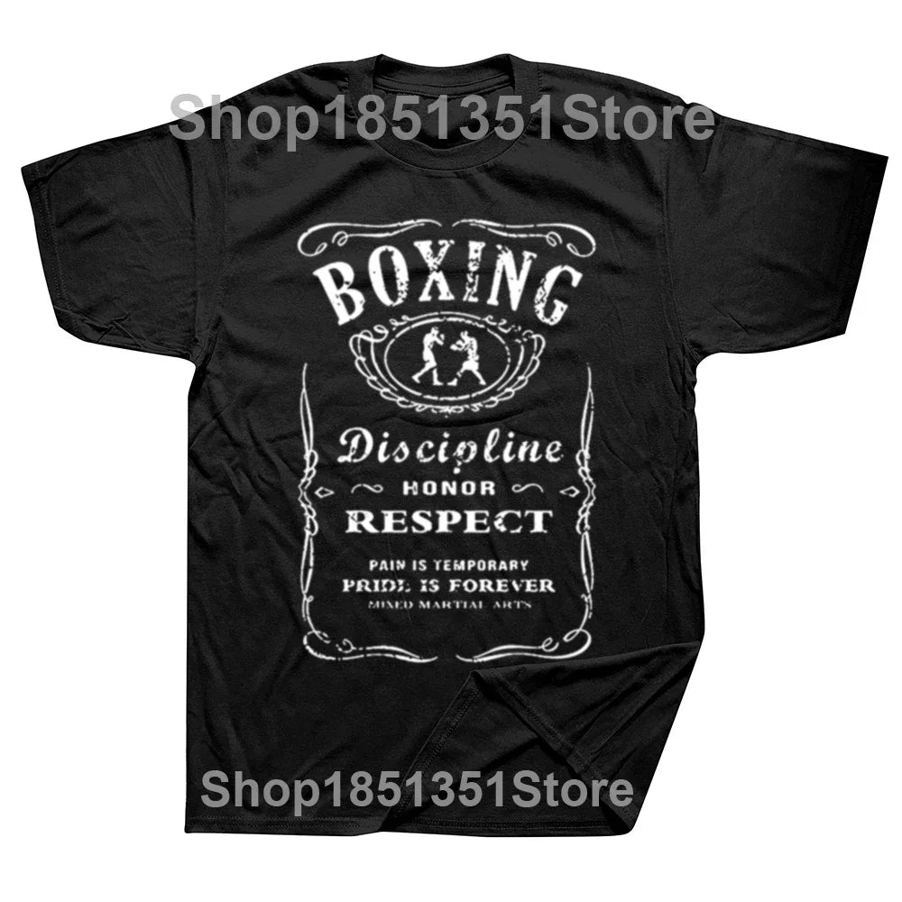 Funny I Love Boxing T Shirts Graphic Cotton Streetwear Short Sleeve Birthday Gifts Summer Style T-shirt Mens Clothing