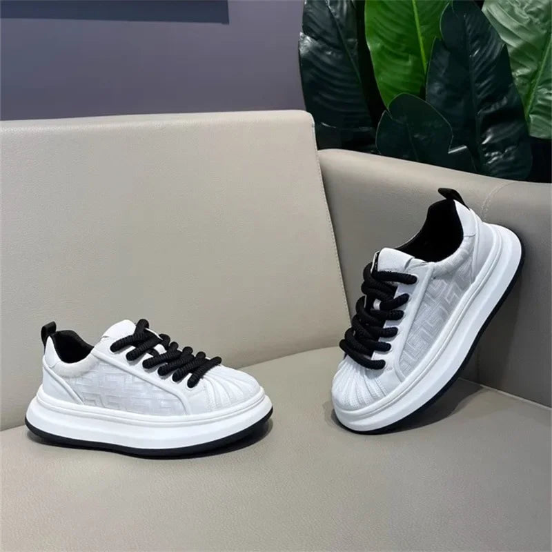 Men's Casual Shoes Comfortable Ultra-light Soft Mesh Campus Style Footwear round Toe Rubber Outsole Breathable Sport Shoes